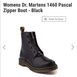 Doc martens 1460 with zipper, zipper can be removed.